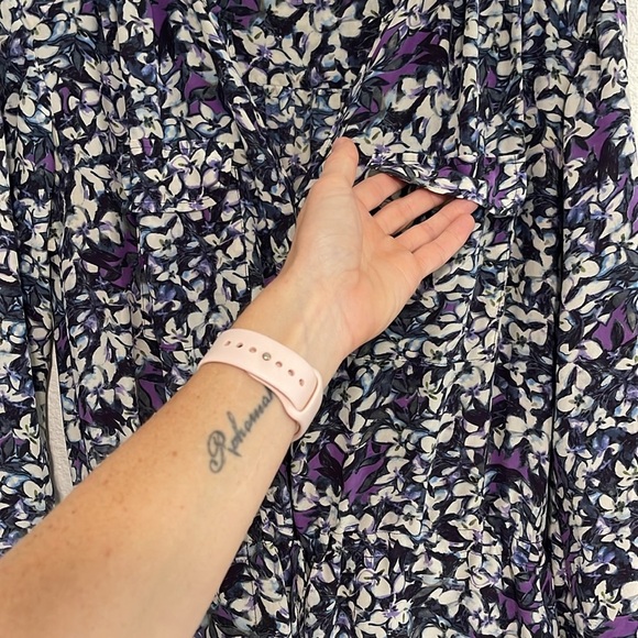 Rebecca Taylor| Silk Shift Dress| Multi color size 4 - Picture 8 of 10